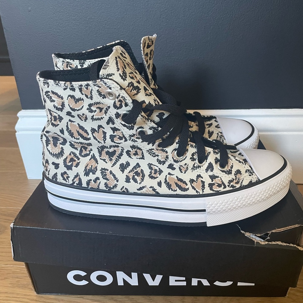 Chuck taylor all star eva lift hi - driftwood/black/white Junior US Size 5